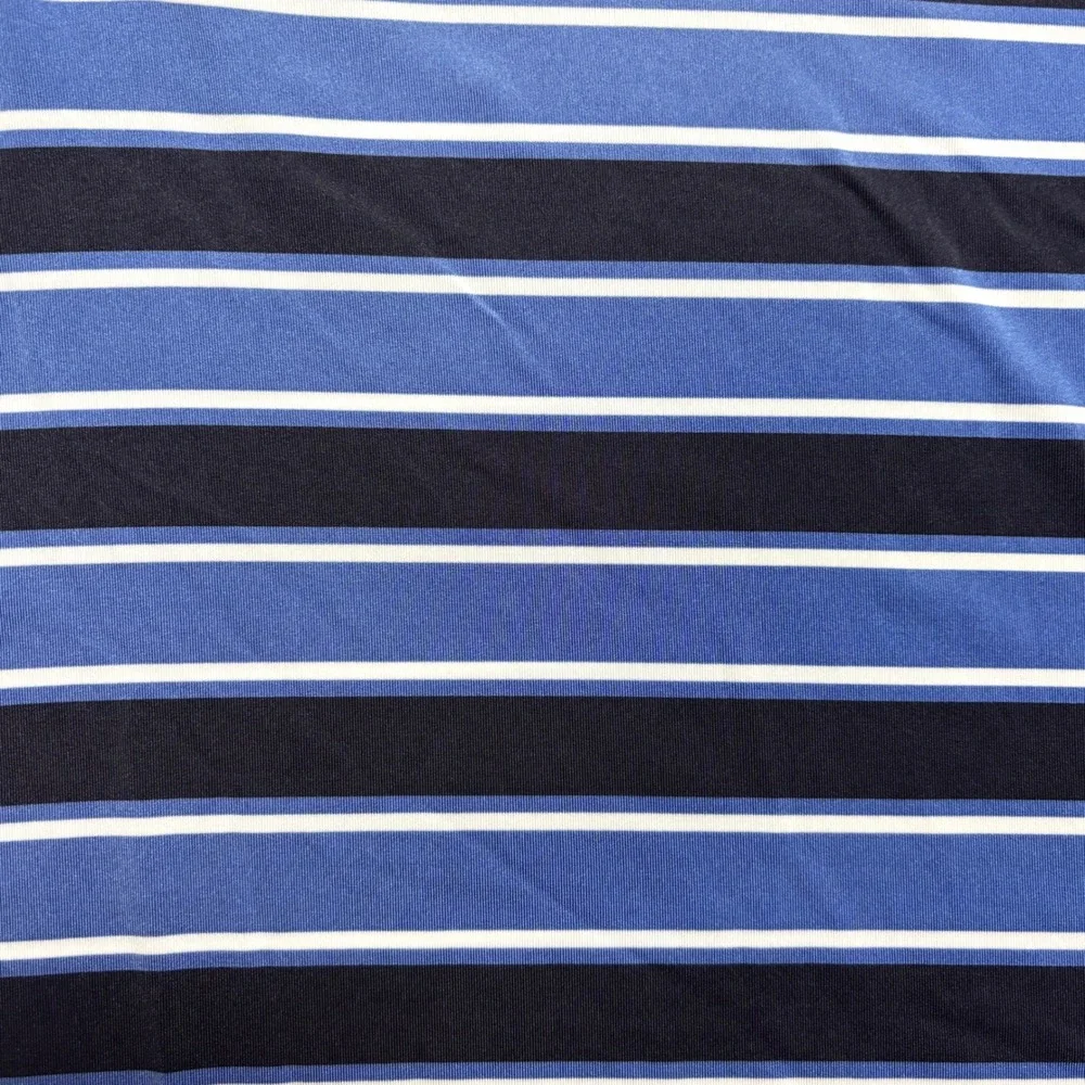 Polo Ralph Lauren Performance Polo Mens XXL Blue Striped Classic Fit Shirt